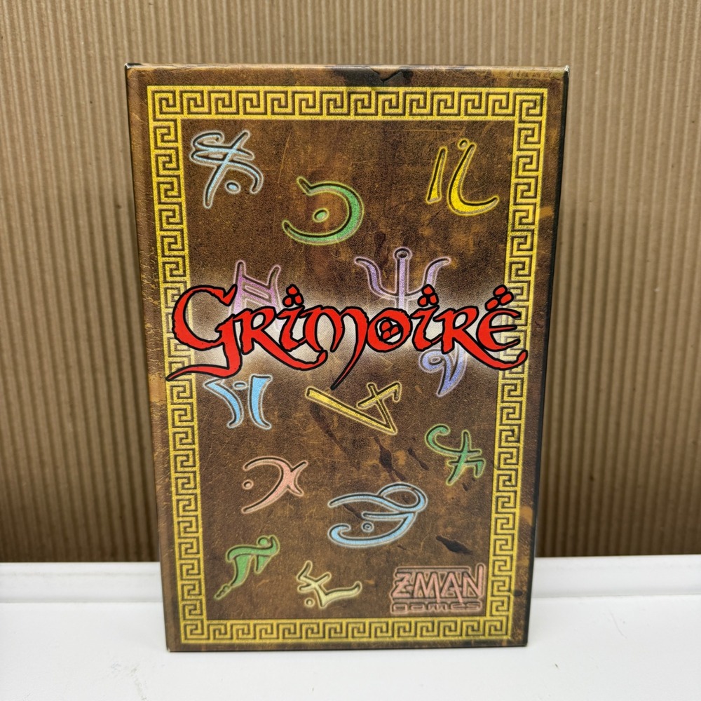 Grimoire Board Game Z-Man Games Wizard Fantasy Strategy Card Game 2011 Edition